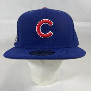 New Era 59FIFTY CHICAGO CUBS Blue WHITE SOX '03 ASG PATCH Fitted Hat 7 1/4" NWT